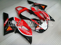 Yamaha YZF-R6 1998-2002 Injection ABS Fairing - Santander - Black Red - MFS3513