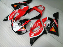 Yamaha YZF-R6 1998-2002 Injection ABS Fairing - Santander - Black Red - MFS3513