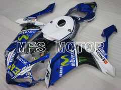 Yamaha YZF-R1 2007-2008 Injection ABS verkleidung - Monster - Blau Weiß - MFS3516
