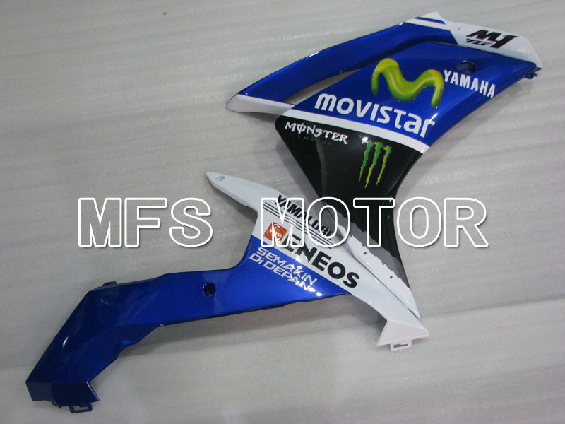 Yamaha YZF-R1 2007-2008 Injection ABS verkleidung - Monster - Blau Weiß - MFS3516