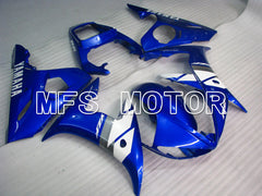 Yamaha YZF-R6 2003-2004 Injection ABS verkleidung - Factory Style - Blau Weiß - MFS3532
