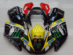 Carénage ABS injecté Yamaha YZF-R6 1998-2002 - Monster - Noir Jaune - MFS3538