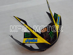 Carénage ABS injecté Yamaha YZF-R6 1998-2002 - Monster - Noir Jaune - MFS3538
