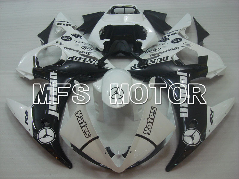 Yamaha YZF-R6 2003-2004 Injection ABS Fairing - Jordan - White Black - MFS3540