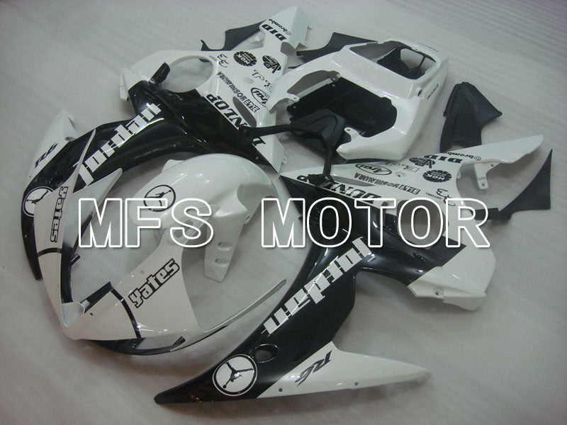 Yamaha YZF-R6 2003-2004 Injection ABS Fairing - Jordan - White Black - MFS3540