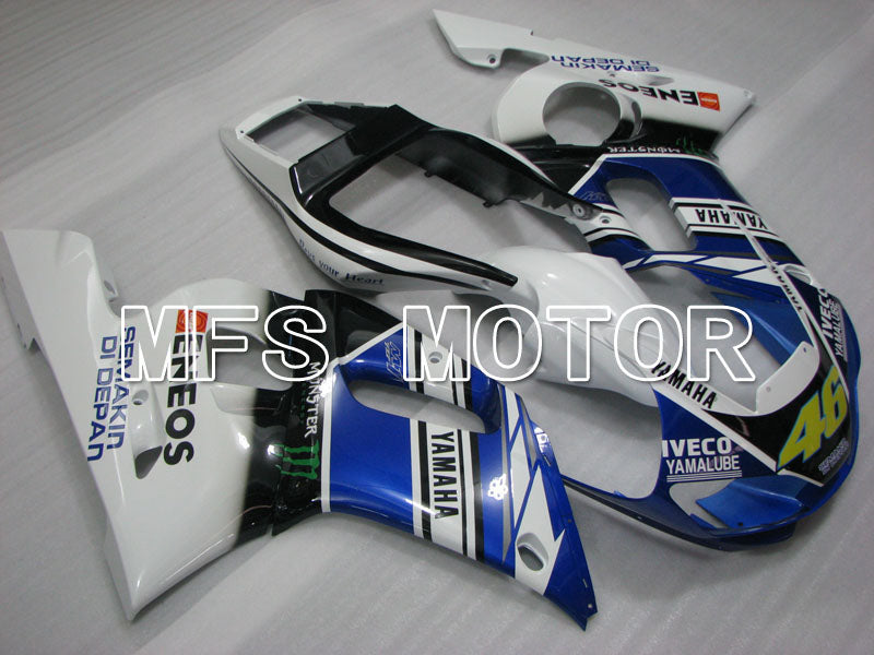 Yamaha YZF-R6 1998-2002 Injection ABS Fairing - Monster - Blue White - MFS3547