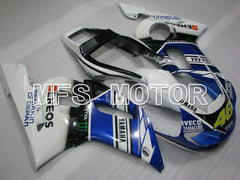 Yamaha YZF-R6 1998-2002 Injection ABS Fairing - Monster - Blue White - MFS3547