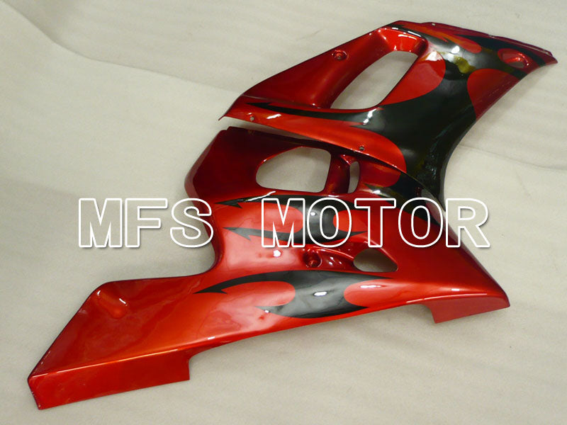 Yamaha YZF-R6 1998-2002 Injection ABS Fairing - Factory Style - Black Red wine color - MFS3550