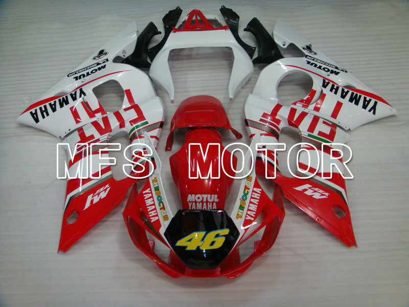 Yamaha YZF-R6 1998-2002 Injection ABS Fairing - FIAT - Red White - MFS3553