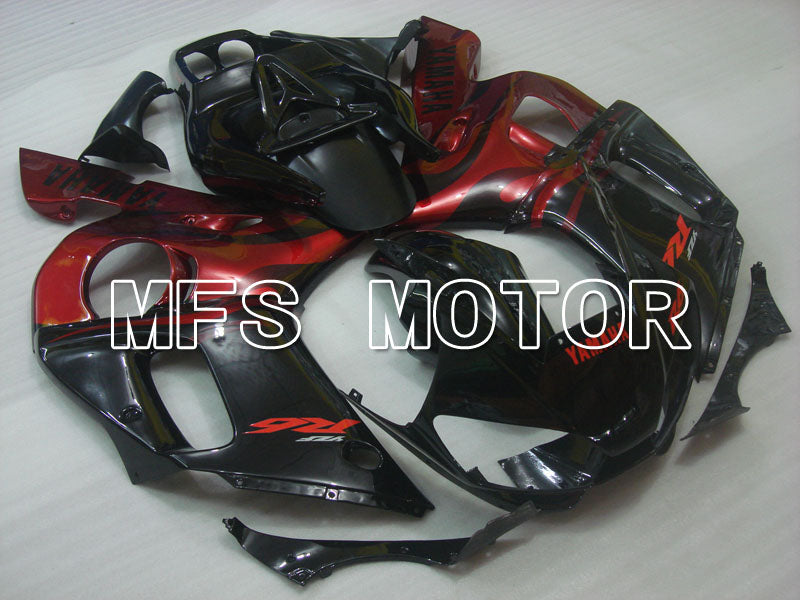 Yamaha YZF-R6 1998-2002 Injection ABS Fairing - Factory Style - Black Red wine color - MFS3557