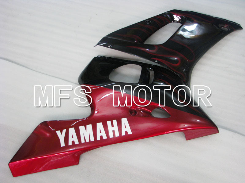 Yamaha YZF-R6 1998-2002 Injection ABS Fairing - Flame - Black Red - MFS3558