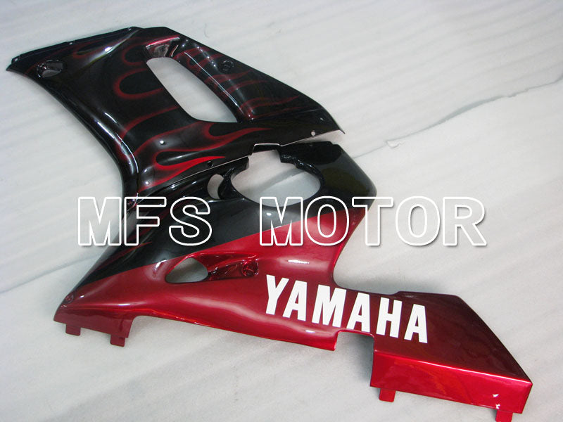 Yamaha YZF-R6 1998-2002 Injection ABS Fairing - Flame - Black Red - MFS3558