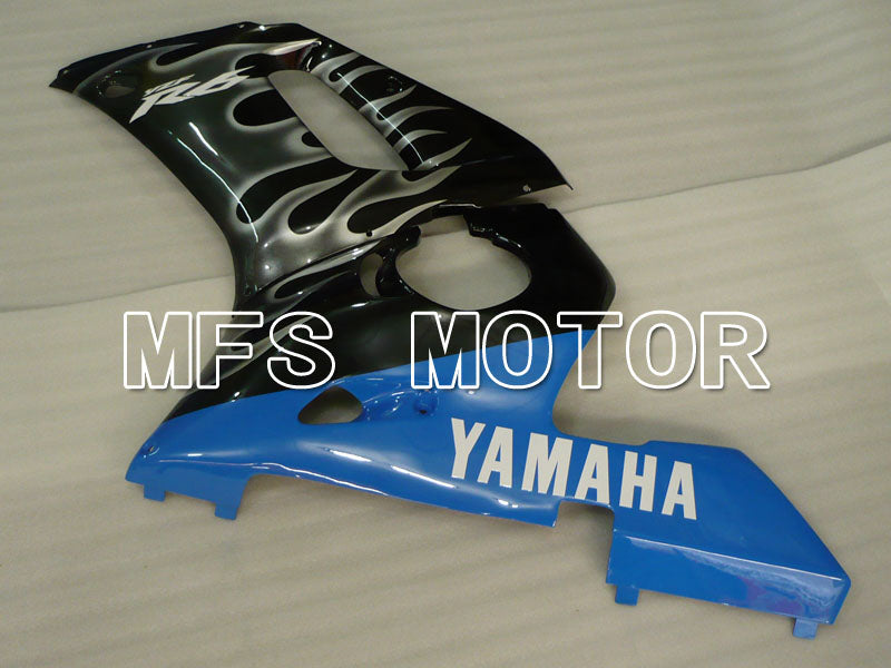 Yamaha YZF-R6 1998-2002 Injection ABS Fairing - Flame - Black White - MFS3563