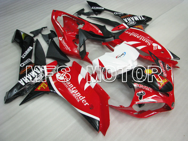 Yamaha YZF-R1 2007-2008 Injection ABS verkleidung - Santander - Weiß Rot - MFS3569