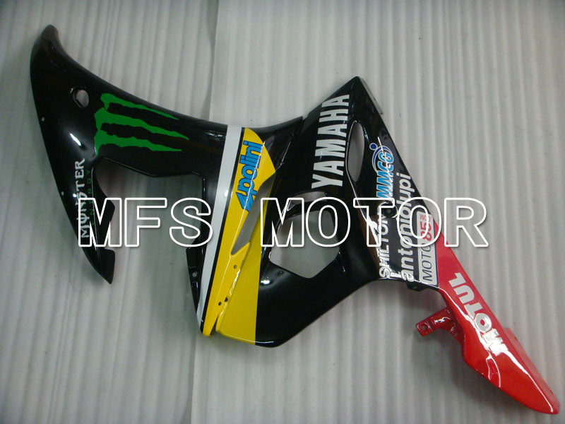 Yamaha YZF-R6 2003-2004 Injection ABS verkleidung - Monster - Gelb Schwarz - MFS3582
