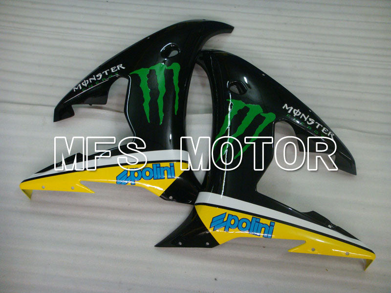 Yamaha YZF-R6 2003-2004 Injection ABS verkleidung - Monster - Gelb Schwarz - MFS3582