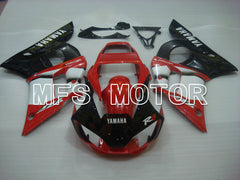 Yamaha YZF-R6 1998-2002 Injection ABS Fairing - Factory Style - Black White Red - MFS3589