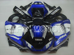 Yamaha YZF-R6 1998-2002 Injection ABS Fairing - Factory Style - Black Blue White - MFS3592