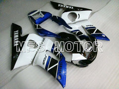Yamaha YZF-R6 1998-2002 Injection ABS Fairing - Factory Style - Black Blue White - MFS3593