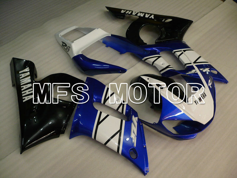 Yamaha YZF-R6 1998-2002 Injection ABS Fairing - Factory Style - Black Blue White - MFS3597