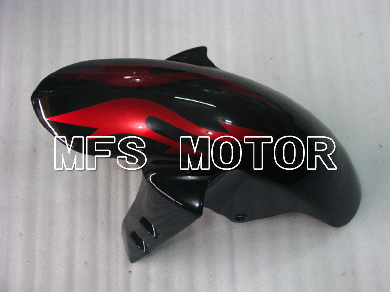 Yamaha YZF-R6 2003-2004 Injection ABS Fairing - Flame - Red wine color Black - MFS3607