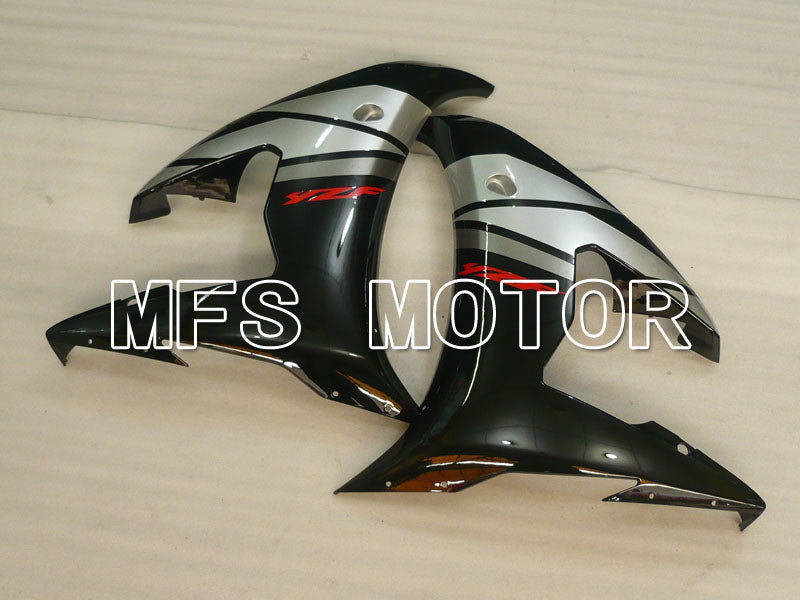 Yamaha YZF-R6 2003-2004 Injection ABS Verkleidung - Factory Style - Silber Schwarz - MFS3614
