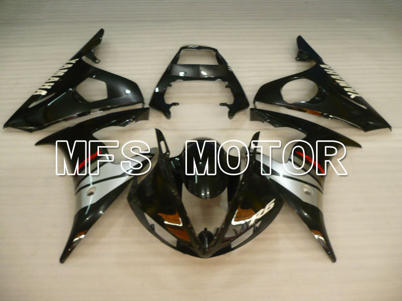 Yamaha YZF-R6 2003-2004 Injection ABS Verkleidung - Factory Style - Silber Schwarz - MFS3614