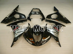 Yamaha YZF-R6 2003-2004 Injection ABS Verkleidung - Factory Style - Silber Schwarz - MFS3614