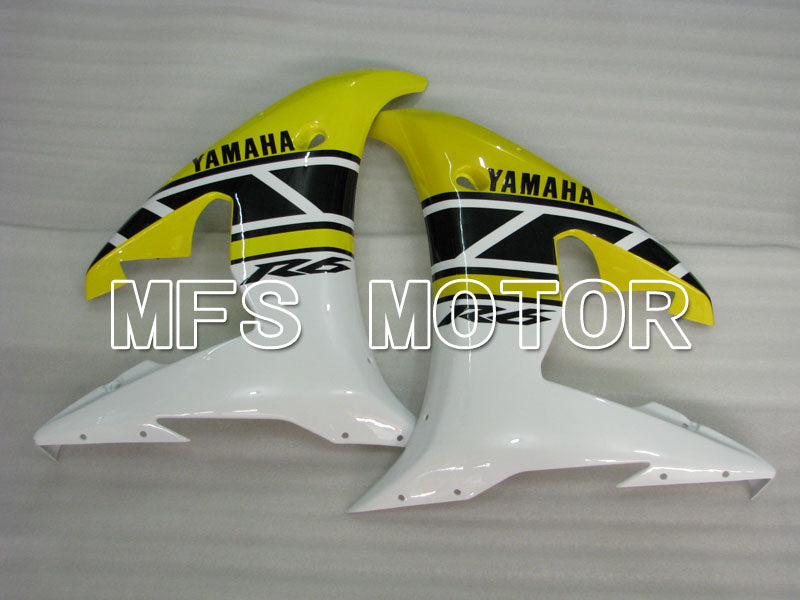 Yamaha YZF-R6 2005 Injection ABS Fairing - Factory Style - White Yellow - MFS3616