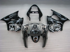 Kawasaki NINJA ZX6R 2000-2002 Injection ABS Fairing - Others - Black White - MFS3641