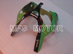 Kawasaki NINJA ZX6R 2000-2002 Injection ABS Fairing - Monster - Black Green - MFS3644