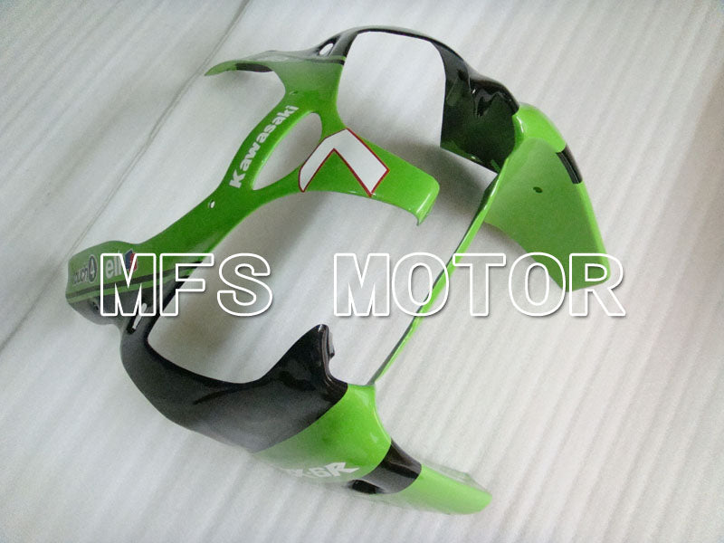 Kawasaki NINJA ZX6R 2000-2002 Injection ABS Fairing - Factory Style - Black Green - MFS3647