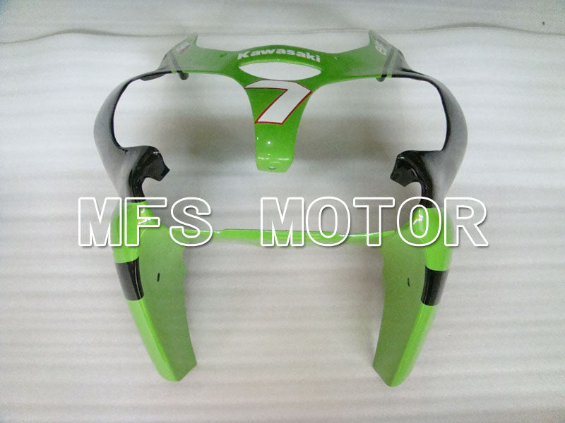 Kawasaki NINJA ZX6R 2000-2002 Injection ABS Fairing - Factory Style - Black Green - MFS3647