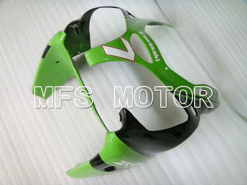 Kawasaki NINJA ZX6R 2000-2002 Injection ABS Fairing - Factory Style - Black Green - MFS3647