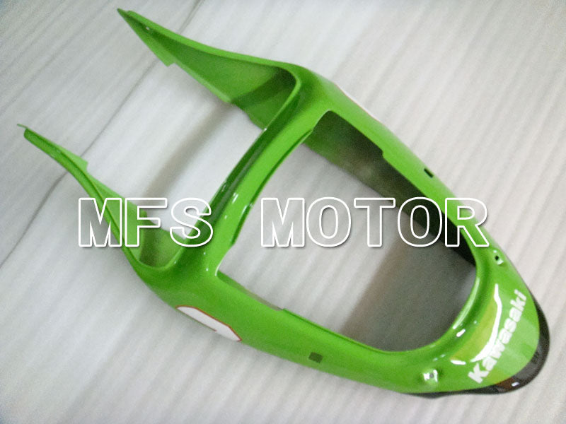 Kawasaki NINJA ZX6R 2000-2002 Injection ABS Fairing - Factory Style - Black Green - MFS3647