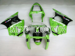 Kawasaki NINJA ZX6R 2000-2002 Injection ABS Fairing - Factory Style - Black Green - MFS3647