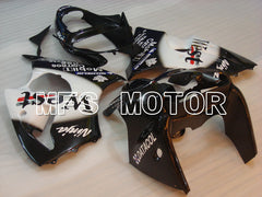 Kawasaki NINJA ZX6R 2000-2002 Injection ABS Fairing - West - Black White - MFS3658