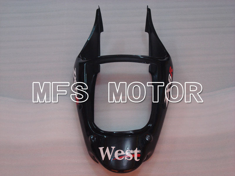 Kawasaki NINJA ZX6R 2000-2002 Injection ABS Fairing - West - Black White - MFS3658