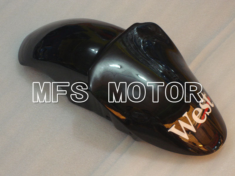 Kawasaki NINJA ZX6R 2000-2002 Injection ABS Fairing - West - Black White - MFS3658
