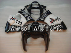 Kawasaki NINJA ZX6R 2000-2002 Injection ABS Fairing - West - Black White - MFS3658