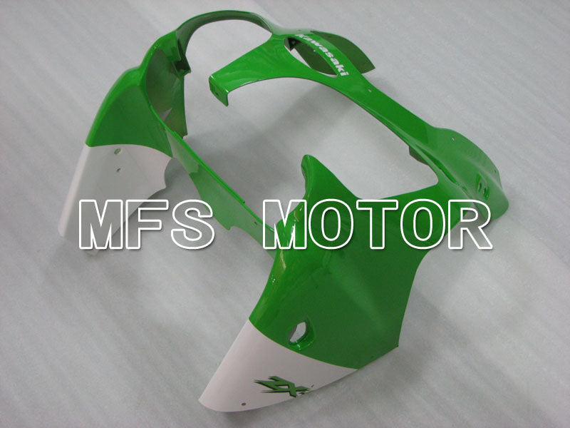Kawasaki NINJA ZX6R 2000-2002 Injection ABS Fairing - Flame - Black Green - MFS3660