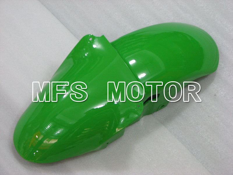 Kawasaki NINJA ZX6R 2000-2002 Injection ABS Fairing - Flame - Black Green - MFS3660