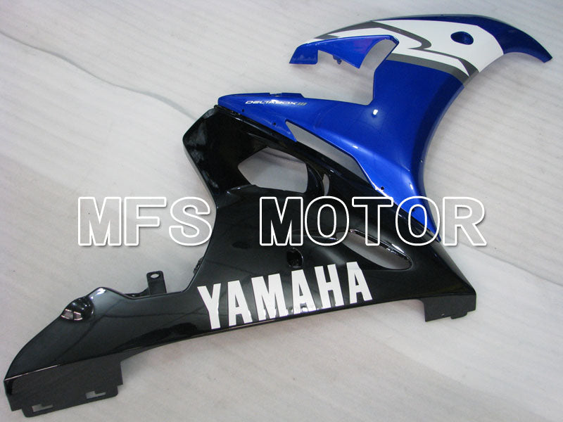 Yamaha YZF-R6 2003-2004 Injection ABS verkleidung - Factory Style - Blau Schwarz - MFS3677