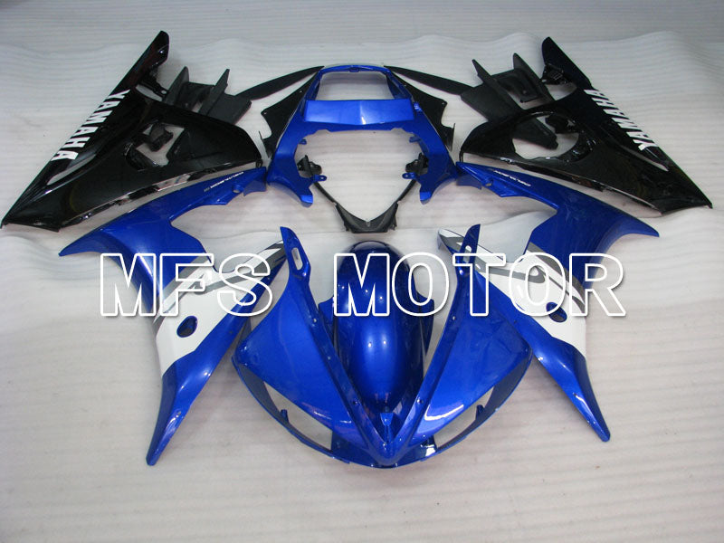 Yamaha YZF-R6 2003-2004 Injection ABS verkleidung - Factory Style - Blau Schwarz - MFS3677