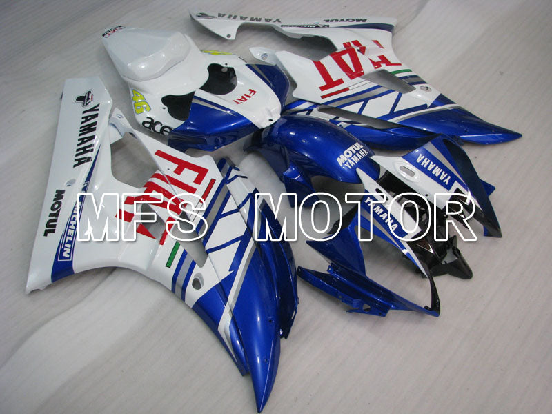 Yamaha YZF-R6 2006-2007 Injection ABS Fairing - FIAT - Blue White - MFS3685