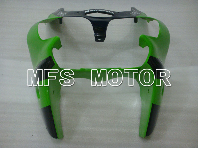 Kawasaki NINJA ZX6R 2000-2002 Injection ABS Fairing - Monster - Black Green - MFS3688