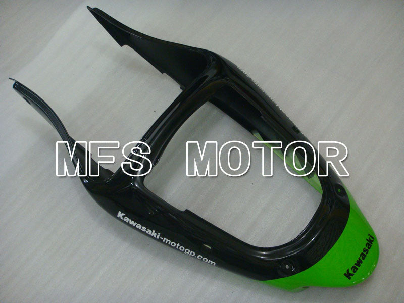 Kawasaki NINJA ZX6R 2000-2002 Injection ABS Fairing - Monster - Black Green - MFS3688