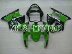 Kawasaki NINJA ZX6R 2000-2002 Injection ABS Fairing - Monster - Black Green - MFS3688