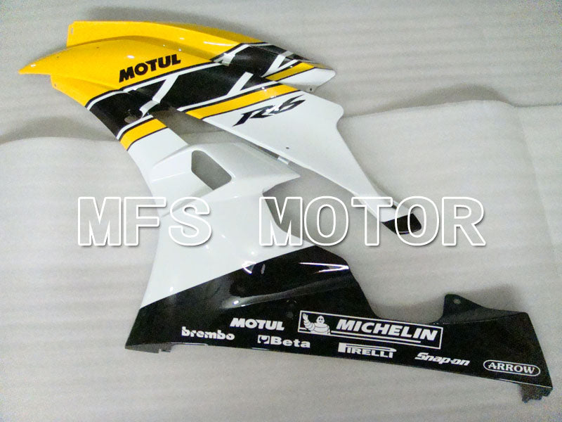 Yamaha YZF-R6 2006-2007 Injection ABS verkleidung - MOTUL - Gelb Weiß - MFS3692