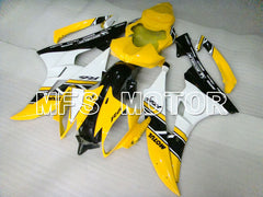 Yamaha YZF-R6 2006-2007 Injection ABS verkleidung - MOTUL - Gelb Weiß - MFS3692